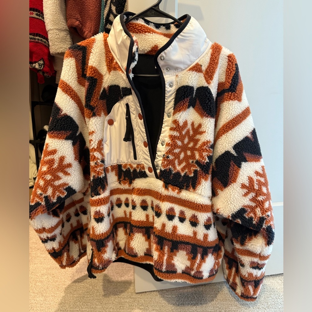 Free people hit the slopes pullover